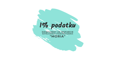 Podziękowanie za 1% podatku dla Morii w 2021 roku