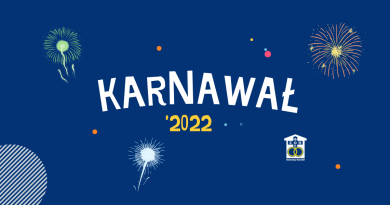 obrazek z napisem Karnawał 2022