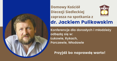 Zdjęcie - zaproszenie na konferencje z Jackiem Pulikowskim