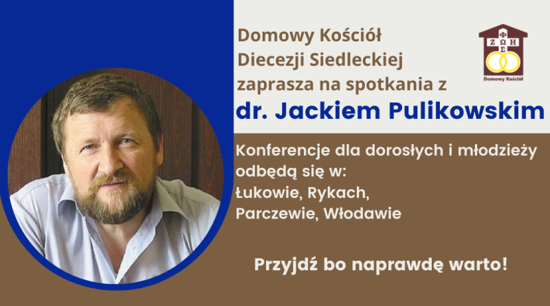 Zdjęcie - zaproszenie na konferencje z Jackiem Pulikowskim