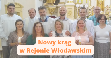 Zdjęcie nowego kręgu z rejonu włodawskiego z napisem