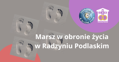 Marsz w obronie życia w Radzyniu Podlaskim