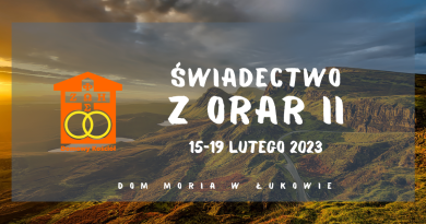 Świadectwo z ORAR II