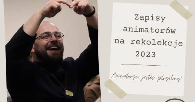 Zapisy animatorów na oazy 2023