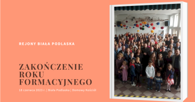 2023-06-18 Zakończenie roku formacyjnego w Białej Podlaskiej