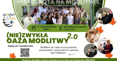 (nie)zwykła oaza modlitwy 2.0